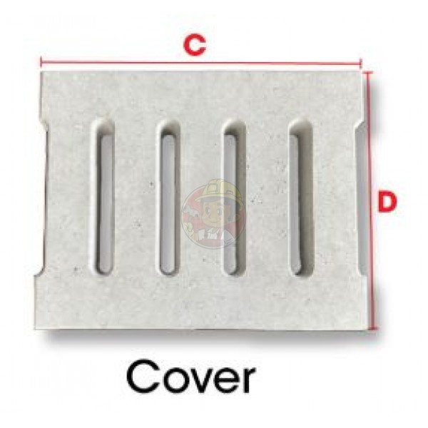 500 X 400MM PENUTUP LONGKANG (COVER / SET)